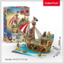 Cubic Fun - Puzzle 3D Nava Comorilor 157 Piese Cubic Fun - 3